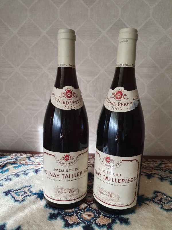 2 x Volnay, 1er cru Taillepieds, Bouchard Père et Fils, 2003