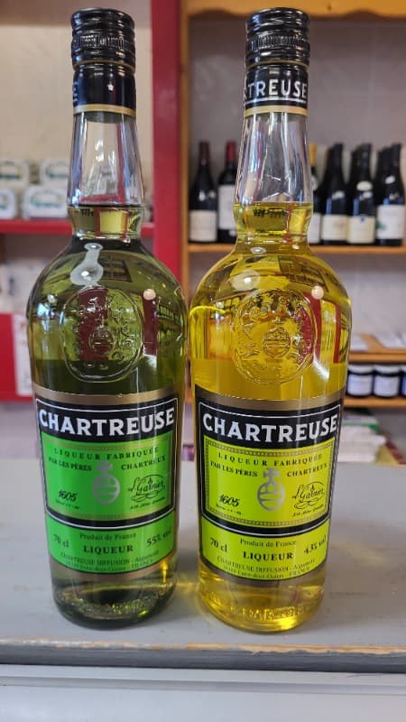 2 x Chartreuses Jaune et verte, Chartreuse