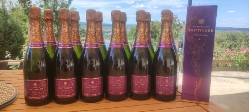12 x Nocturne sec, Taittinger, Champagne