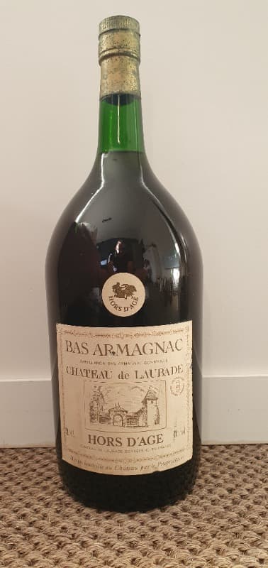 Hors d'âge 2.5 litres, Chateau de Laubade, Bas-Armagnac