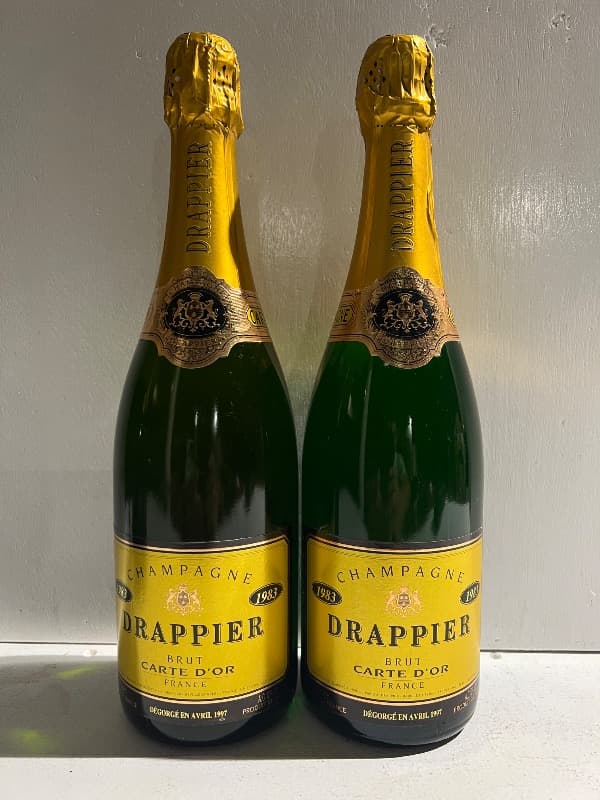 2 x Drappier, Carte d'Or Vintage, 1983