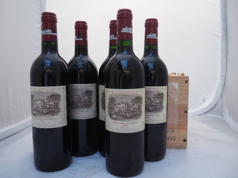 CBO/OWC 6 x Château Lafite Rothschild, Pauillac, 1993/1998
