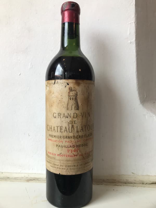 1 et Gcc, Grand Vin de Château Latour, Pauillac, 1947