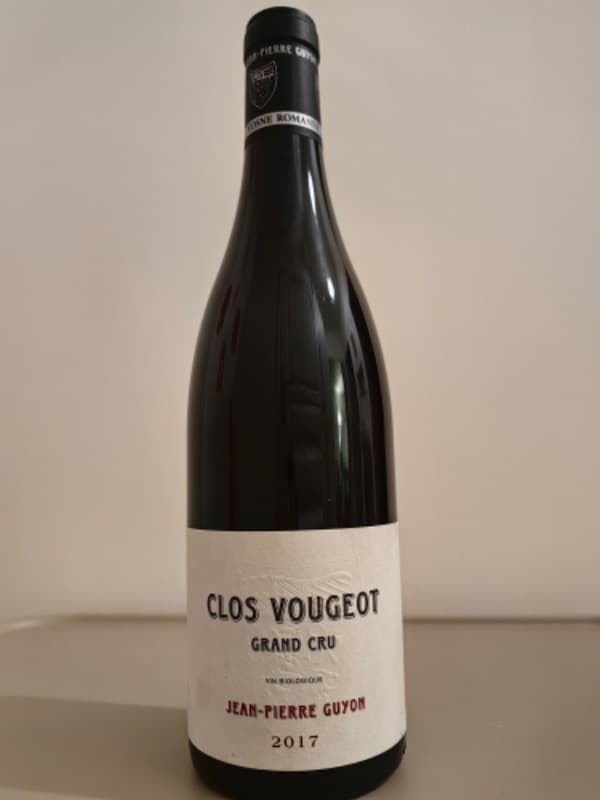 Clos de Vougeot, Grand Cru, Jean-Pierre Guyon, 2017