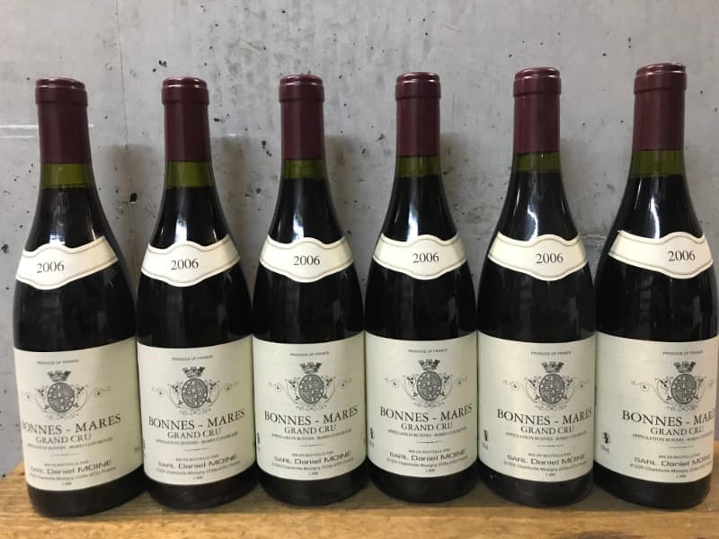 6 x Bonnes-Mares, Grand Cru, MOINE-HUDELOT, 2006