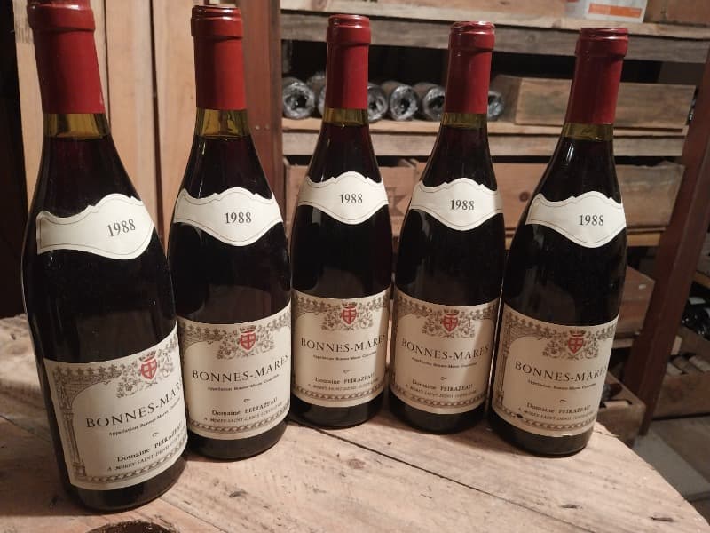 5 x Bonnes-Mares, Grand cru, Gérard Peirazeau, 1988
