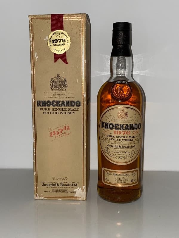 PURE SINGLE MALT, KNOCKANDO, Whisky, 1976