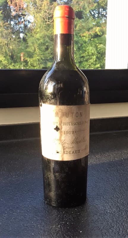Mouton Rothschild, Pauillac, 1919