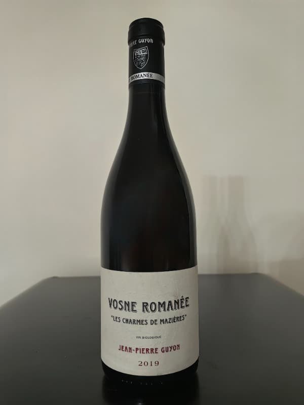 Vosne-Romanée, Les Charmes de Mazieres, Jean-Pierre Guyon, 2019