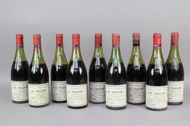 9 x La Tache, Domaine de La Romanée-Conti, 1949