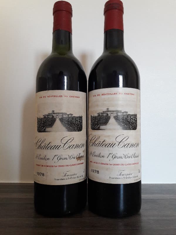 2 x Château CANON, Saint-Émilion, 1978