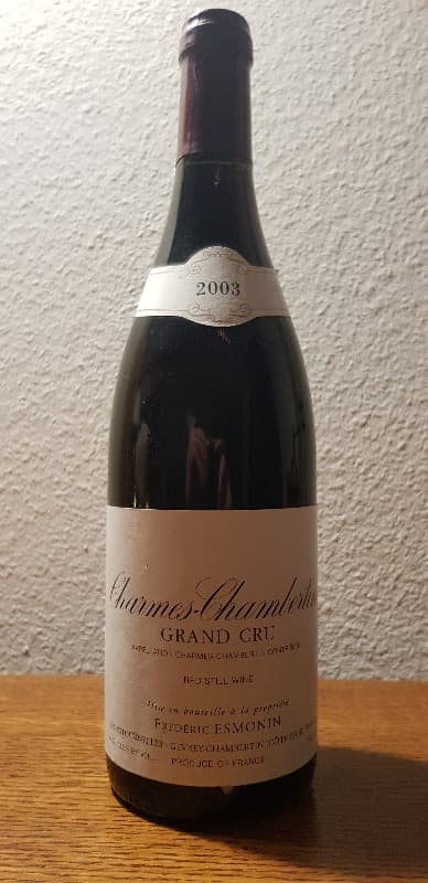 Charmes-Chambertin, Frederic Esmonin, 2003