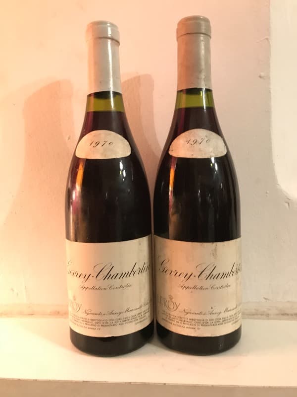 2 x Gevrey-Chambertin, Domaine LEROY, 1970