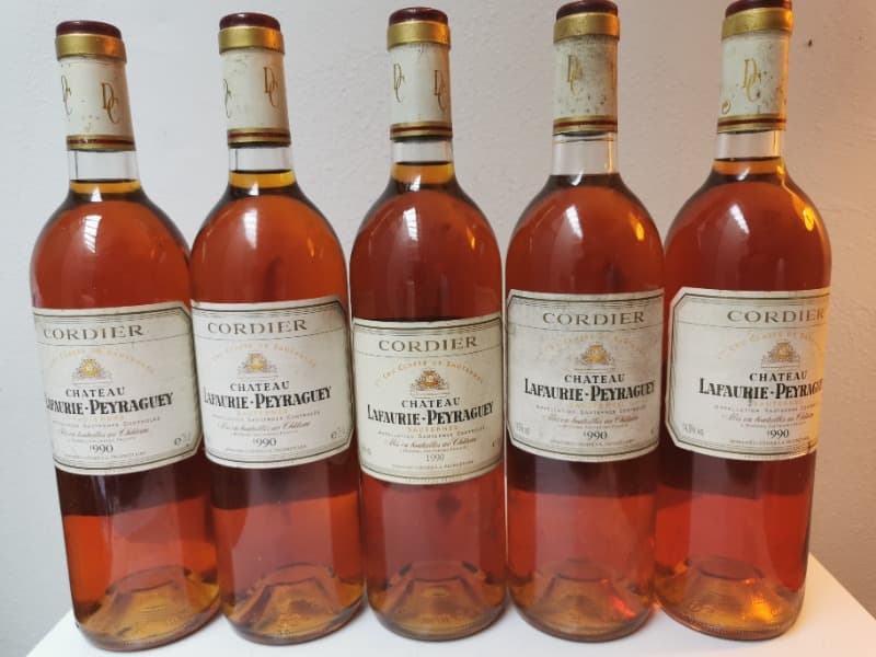 5 x Château Lafaurie Peyraguey, Sauternes, 1990