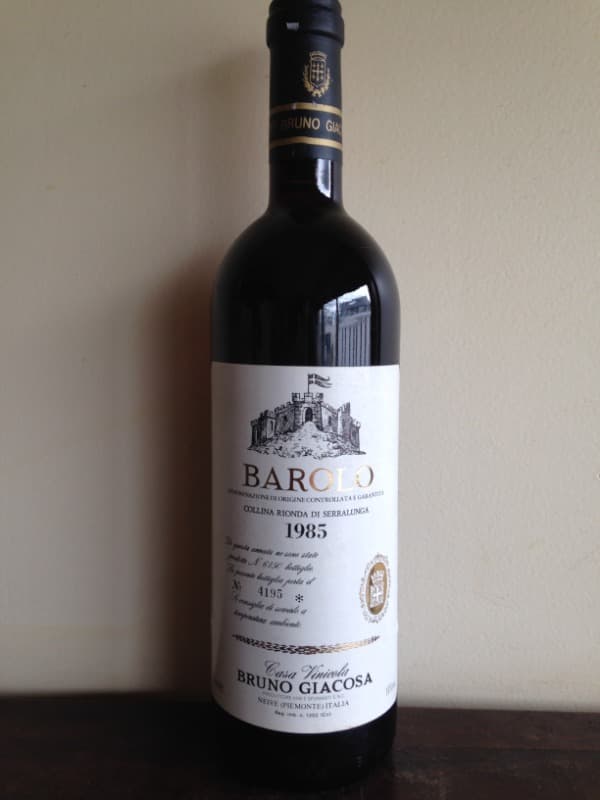 Collina di Rionda, Bruno Giacosa, Barolo, 1985