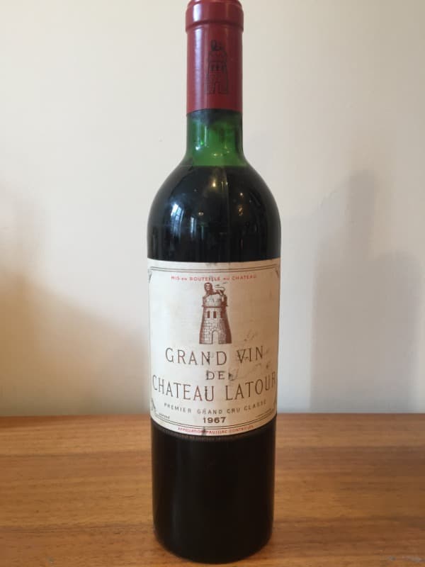 Grand Vin de Château Latour, Pauillac, 1967 (recover. VAT récup.)