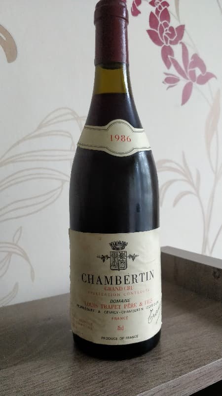 Chambertin, Louis trapet, 1986