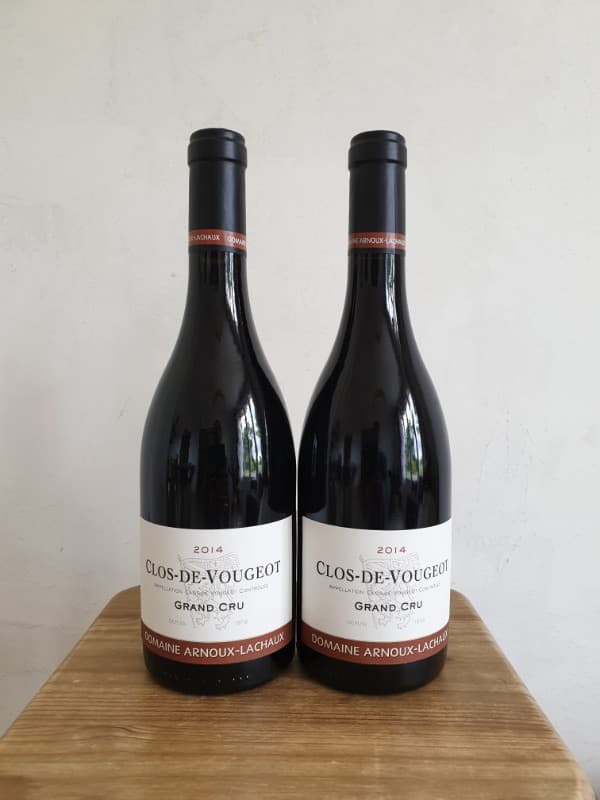 2 x Clos de Vougeot, Grand cru, Arnoux-Lachaux, 2014
