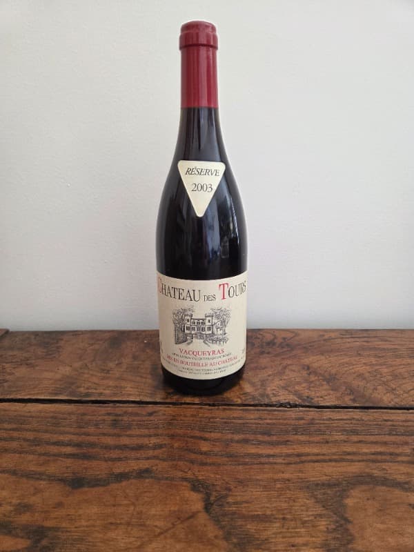 Vacqueyras, Reserve, château des Tours, 2003