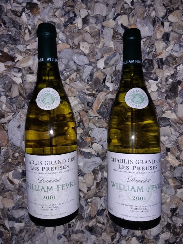 2 x Chablis Grand Cru, Les Preuses, William Fèvre, 2001
