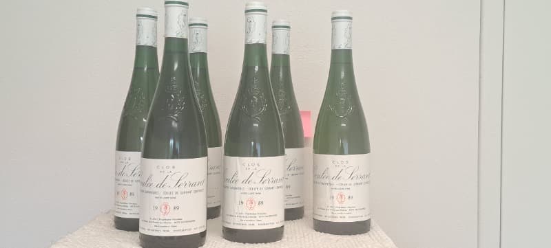 6 x Clos de la Coulée de Serrant, Savennières, Nicolas Joly, 1989