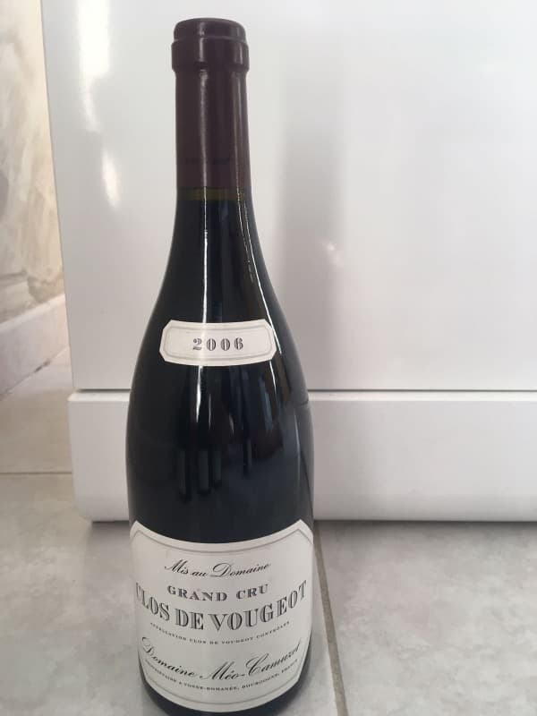 Clos de Vougeot, Grand Cru, Domaine Méo-Camuzet, 2006