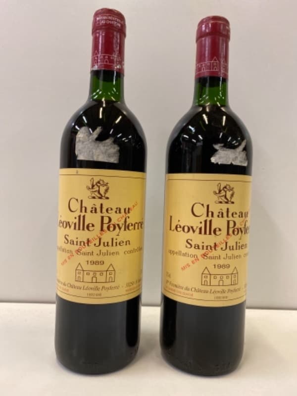 2 x Château Léoville Poyferré, Saint-Julien, 1989