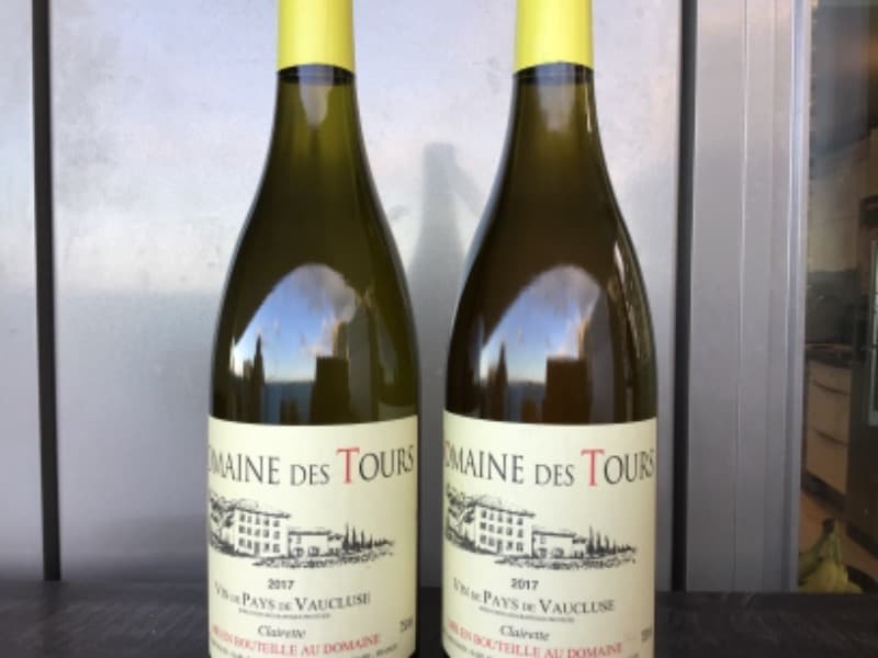 2 x Vin de Pays du Vaucluse, Domaine des Tours (Bc/Wh), 2017