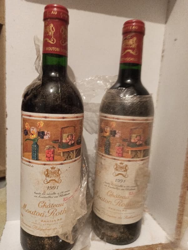 4 x Château Mouton Rothschild, Pauillac, 1991