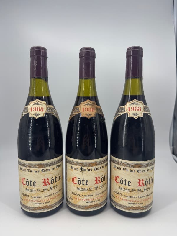 3 x Côte-Rôtie, Jasmin, 1988
