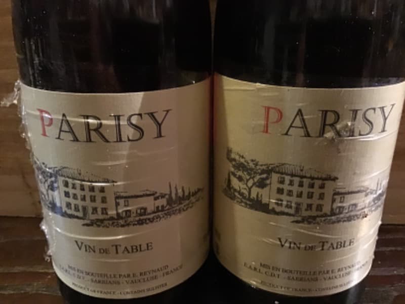 2 x Parisy (Rosé), château des Tours, Vin de Table, (2021)