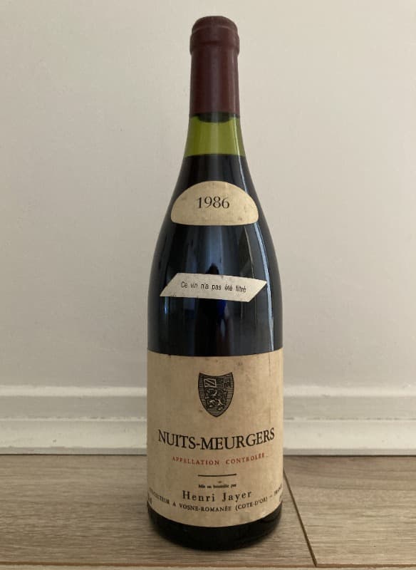 Nuits-Saint-Georges, Meurgers, Henri Jayer, 1986