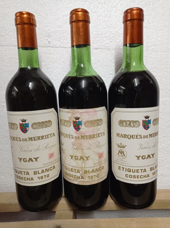 3 x YGAY, Marques de Murrieta, Rioja, 1970