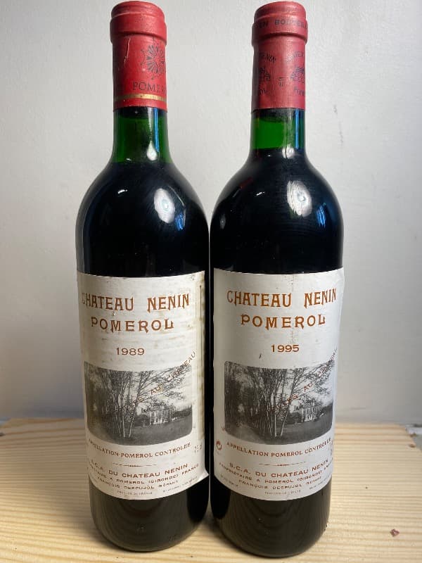 2 x Château Nenin, Pomerol, 1989/1995