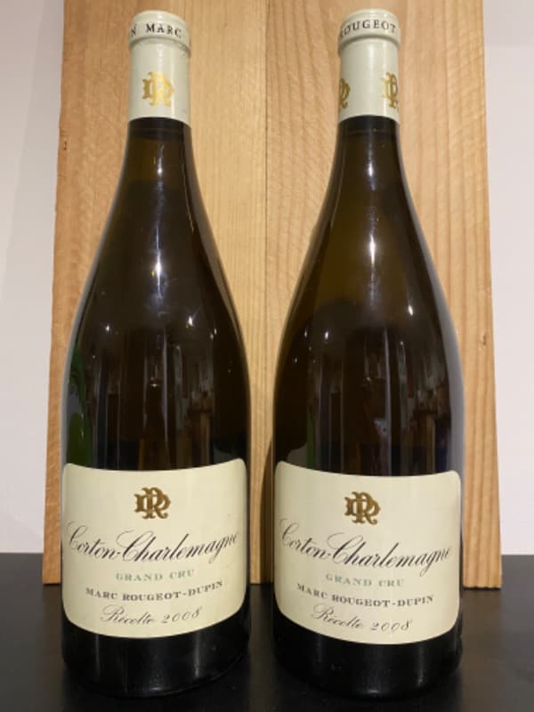 2 x Corton-Charlemagne, Grand Cru, Domaine Marc Rougeot Dupin, 2008 (Magnum)