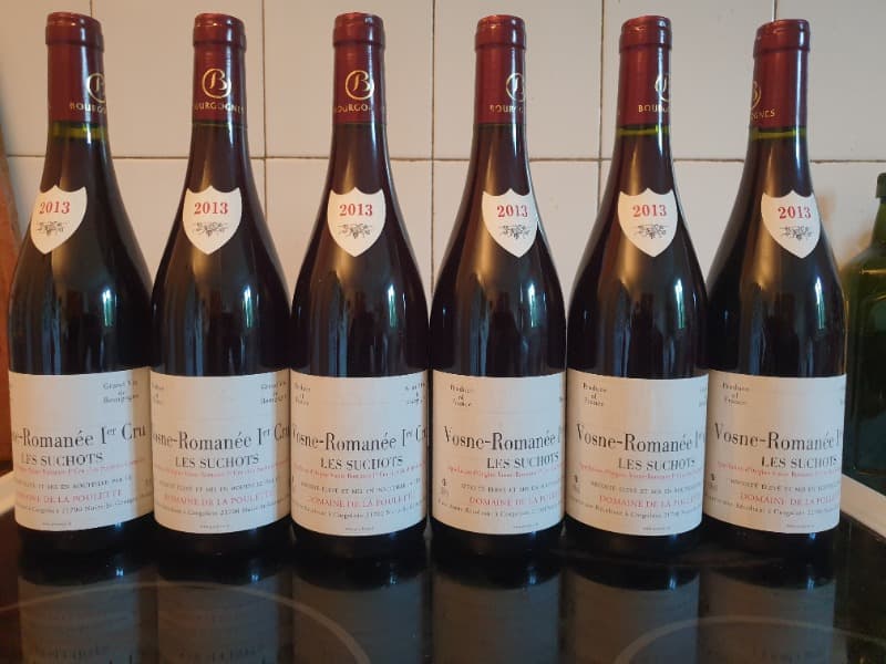 6 x Vosne-Romanée, 1 cru les Suchots, domaine de la Poulette, 2013