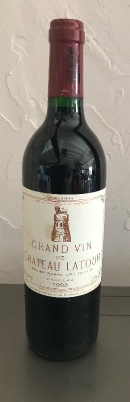 Grand Vin de Château Latour, Pauillac, 1993