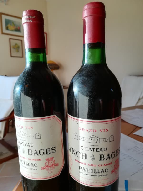 2 x Grand cru Classé, Château Lynch Bages, Pauillac, 1982