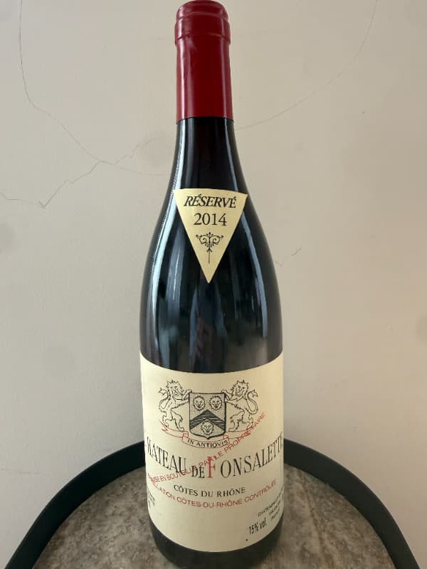 Côtes-du-Rhône, Château de Fonsalette, 2014