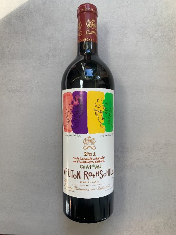 1er grand cru classé, Mouton Rothschild, Pauillac, 2001