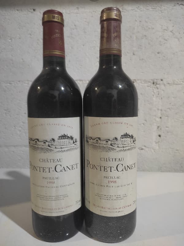 2 x Château Pontet Canet, Pauillac, 1998