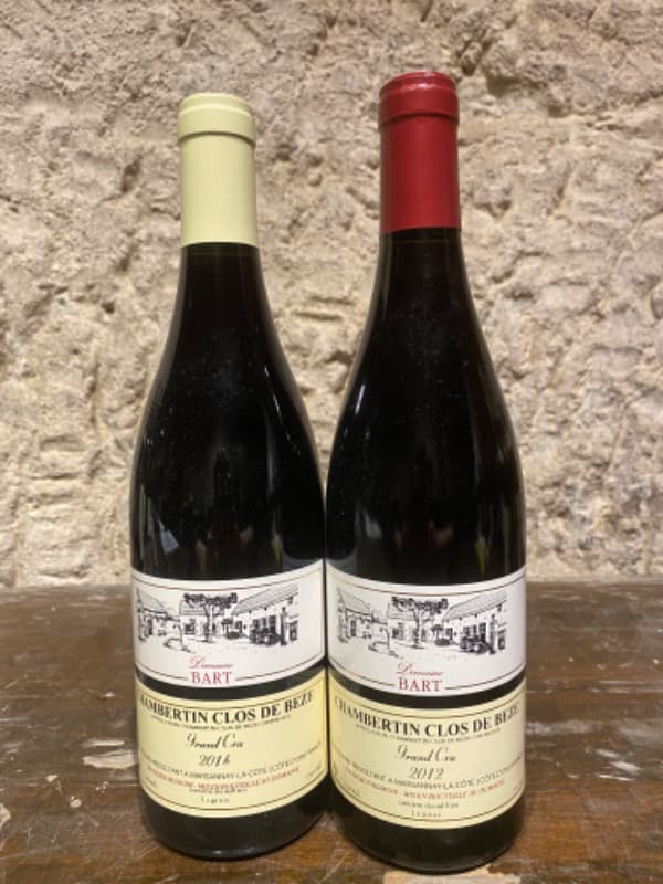 2 x Chambertin-Clos de Bèze, Grand Cru, Domaine Bart, 2012/2014