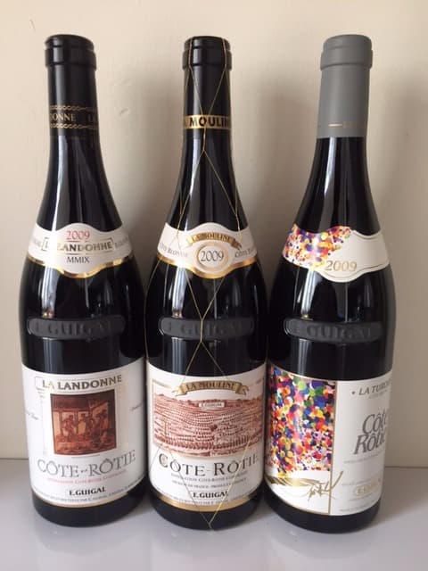 Trilogie Côte-Rôtie, E.Guigal, La landonne - La Turque - La Mouline, 2009