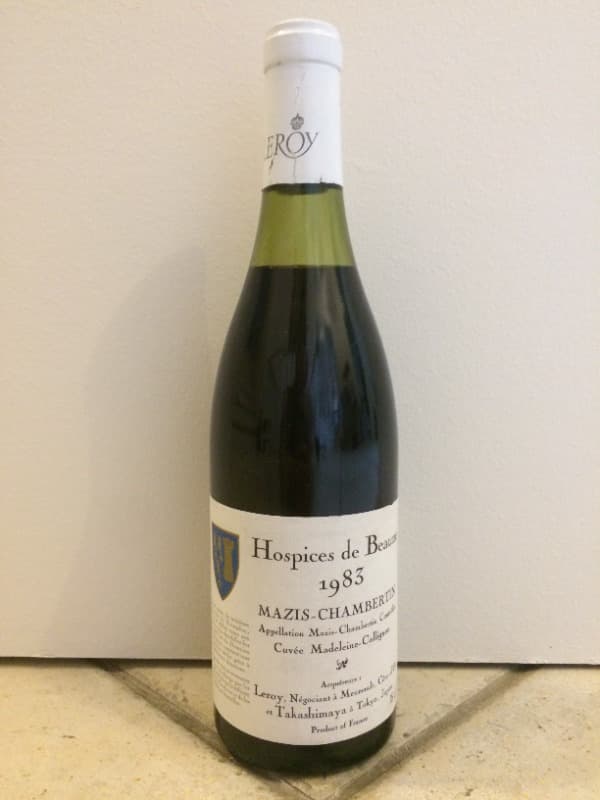 Mazis-Chambertin, Hospices de Beaune, Leroy, 1983
