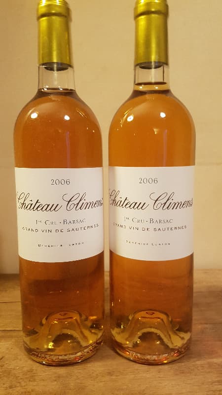 2 x 1er Cru Barsac, Château Climens, Sauternes, 2006