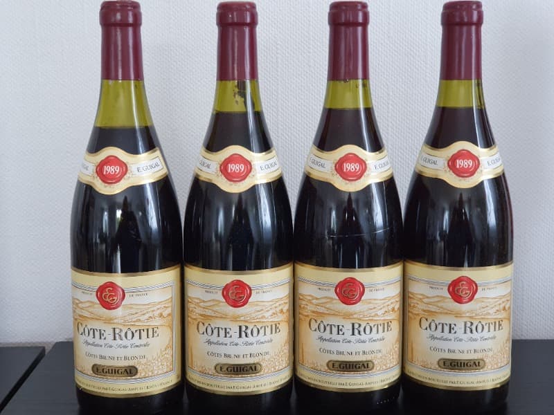 4 x Côte-Rôtie Brune et Blonde, E.Guigal, 1989