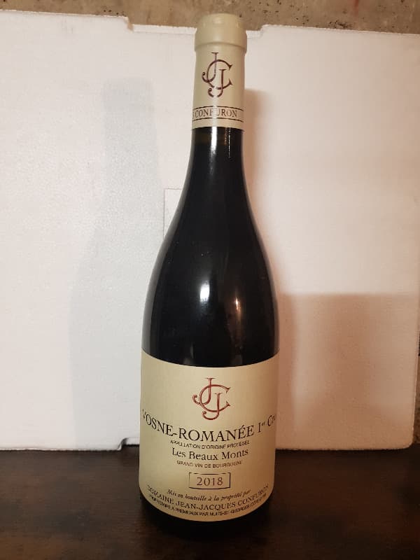 Vosne-Romanée, 1er cru Les Beaux Monts, Jean Jacques Confuron, 2018