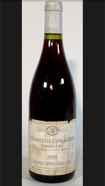 Chambertin-Clos de Bèze, Domaine Adrien Pierernault, 1990