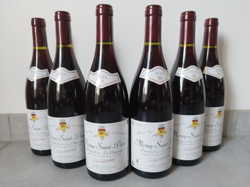 6 x Morey-Saint-Denis, 1er Cru Les Chenevery, Gérard Jeanniard, 2013