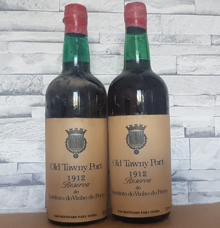 2 x Old Tawny Port, Instituto do Vinho do Porto, Porto, 1912
